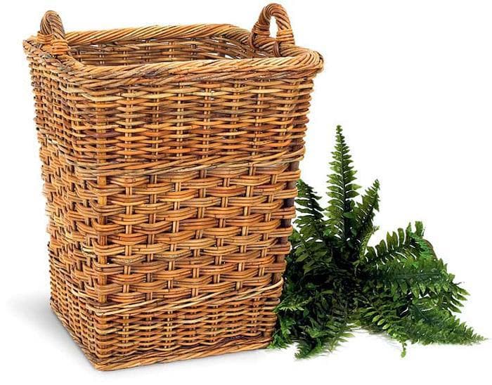 French Country Orchard Rattan Basket