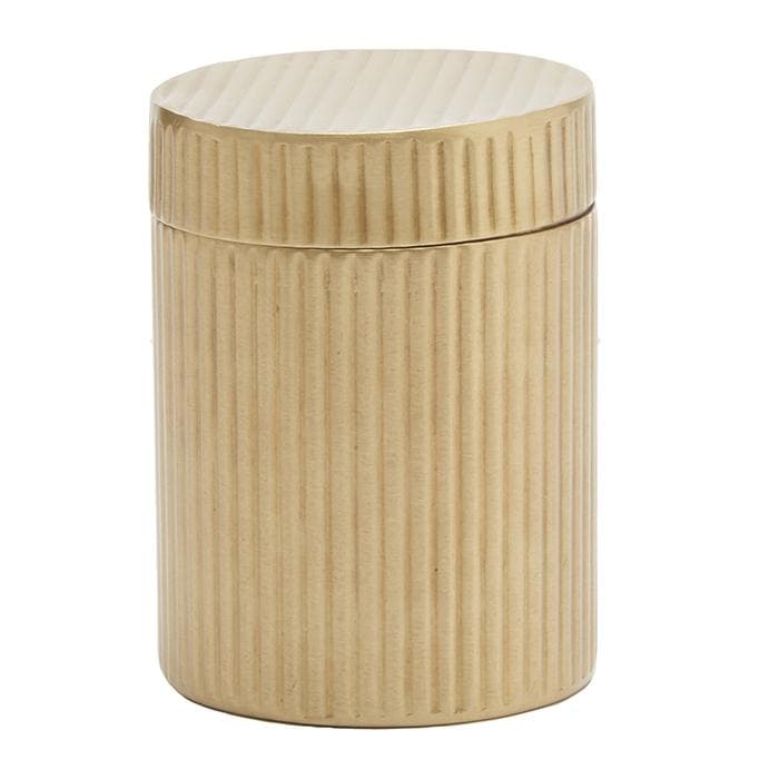 Redon Narrow Canister (Antique Brass)