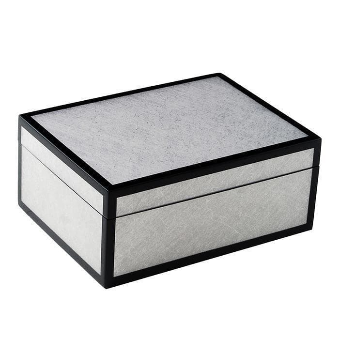 Lacquer Medium Box (Shine Silver Leaf)