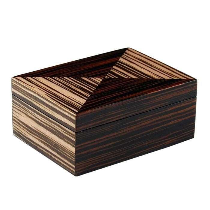 Lacquer Medium Box (Macassar Ebony Zebra)