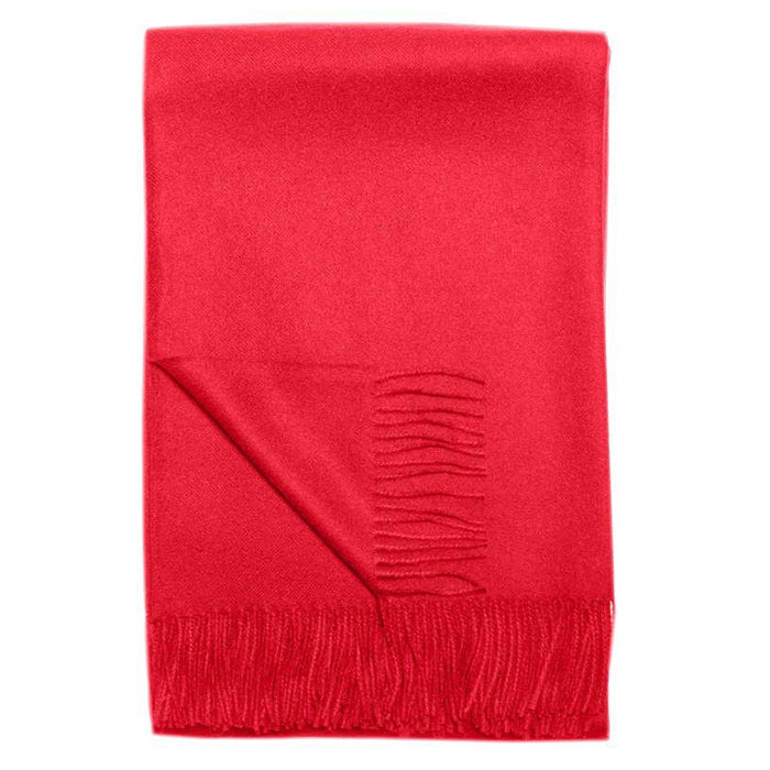 Paris Baby Alpaca Throw (Red)