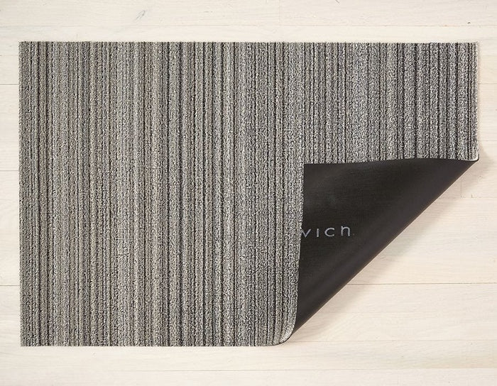 Chilewich Skinny Stripe Shag Floor Mat (Birch)