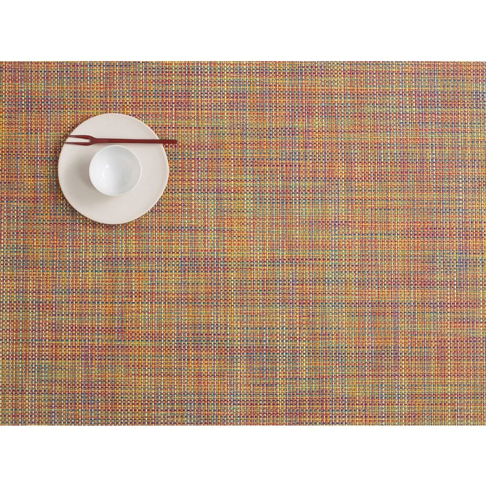 Chilewich Mini Basketweave Rectangle Place Mats Set/4 (Confetti