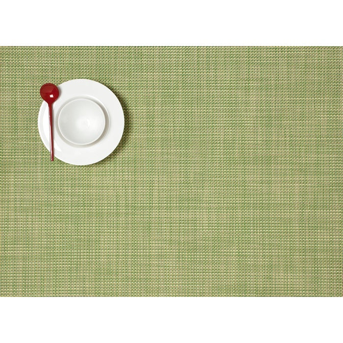 Chilewich Mini Basketweave Rectangle Place Mats Set/4 (Dill)