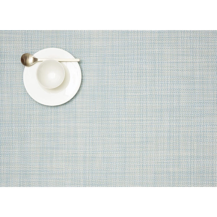 Chilewich Mini Basketweave Rectangle Place Mats Set/4 (Sky)