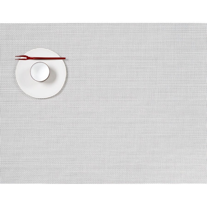 Chilewich Mini Basketweave Rectangle Place Mats Set/4 (White)