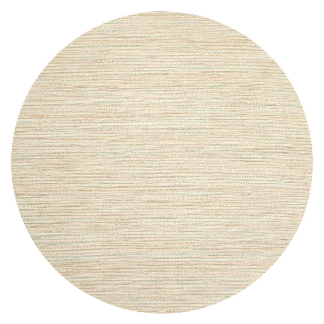 Grasscloth Vinyl Round Placemats Set of 4 (Celadon)