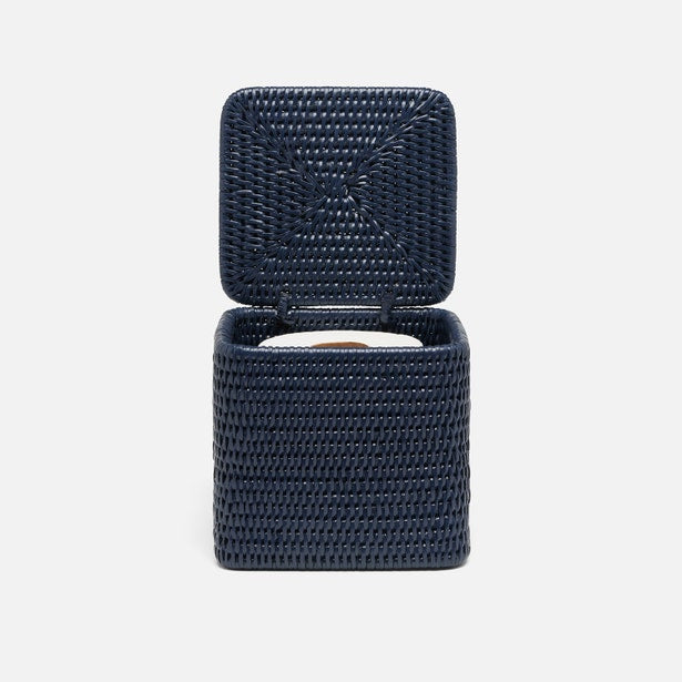 Camden Rattan Single Toilet Paper Holder Set of 2 (Midnight Blue)