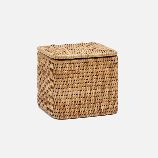 Camden Rattan Single Toilet Paper Holder Set of 2 (Natural)