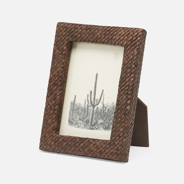 Uvita Woven Pandan Picture Frame (Espresso)