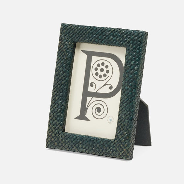 Uvita Woven Pandan Picture Frame (Slate Green)