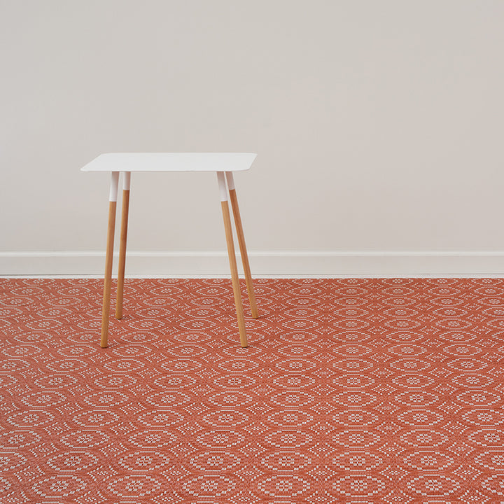 Chilewich Overshot Woven Floor Mats (Paprika)