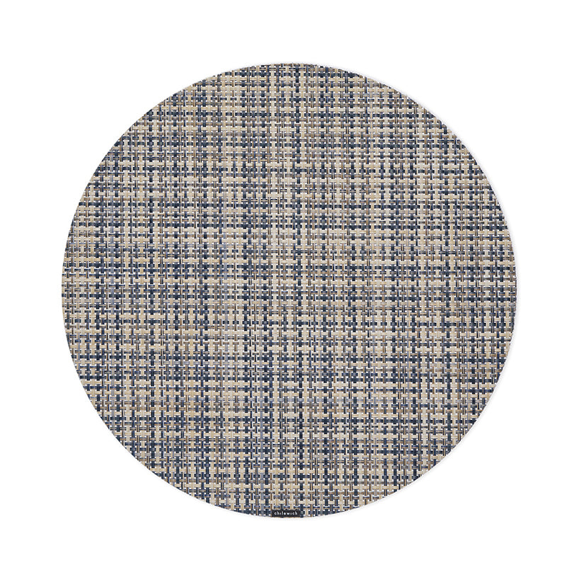 Chilewich Basketweave Round Place Mats Set/4 - Thumbnail 2