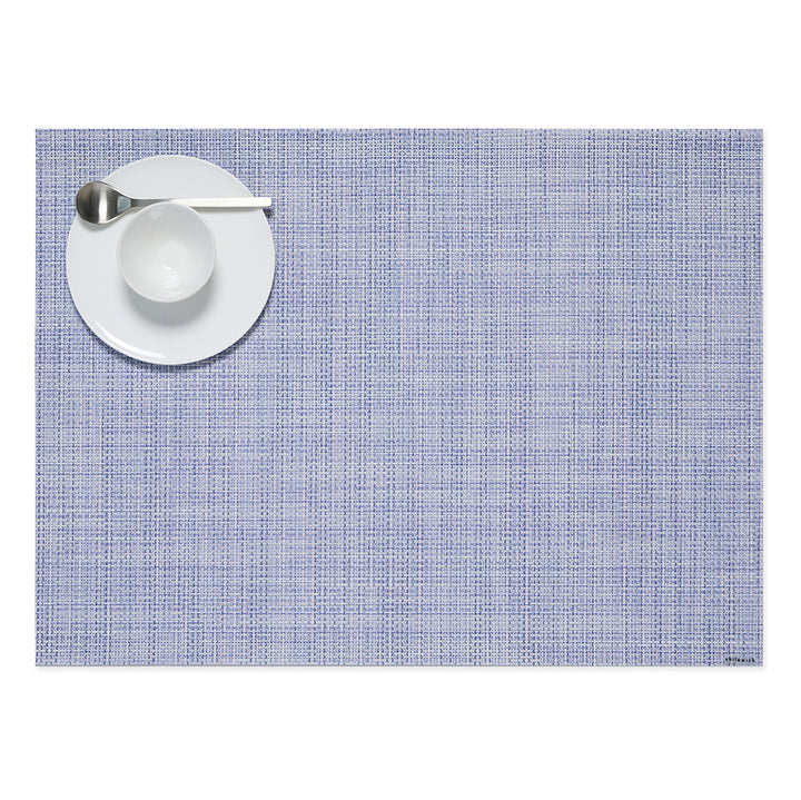 Chilewich Mini Basketweave Rectangle Place Mats Set/4 (Periwinkle)