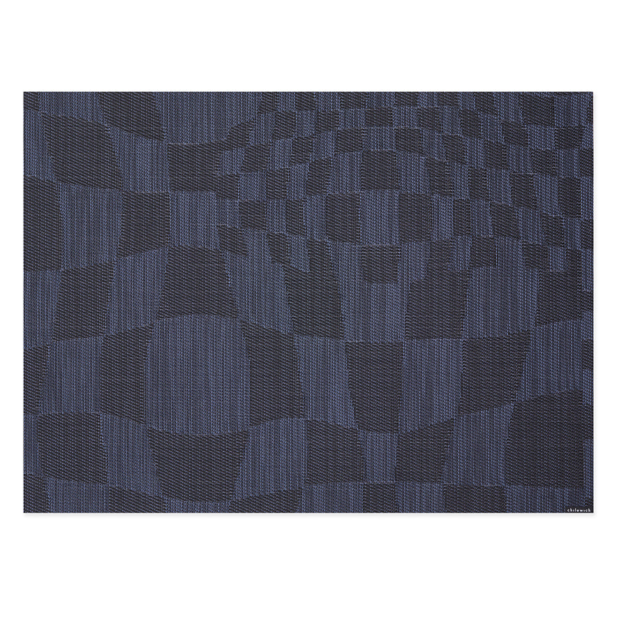 Chilewich Warp Woven Rectangle Place Mats Set/4 (Ocean)