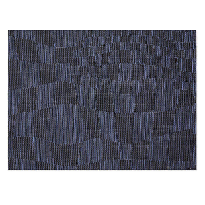 Chilewich Warp Woven Rectangle Place Mats Set/4 (Ocean)