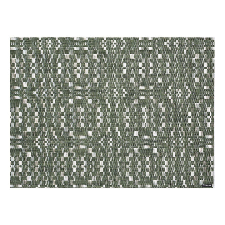Chilewich Overshot Rectangle Place Mats Set/4 (Thyme)