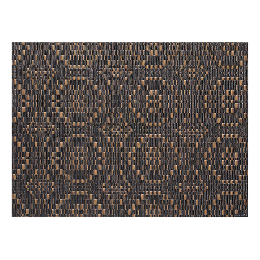 Chilewich Overshot Rectangle Place Mats Set/4 (Tiger Eye)
