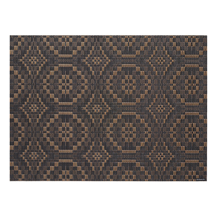 Chilewich Overshot Rectangle Place Mats Set/4 (Tiger Eye)