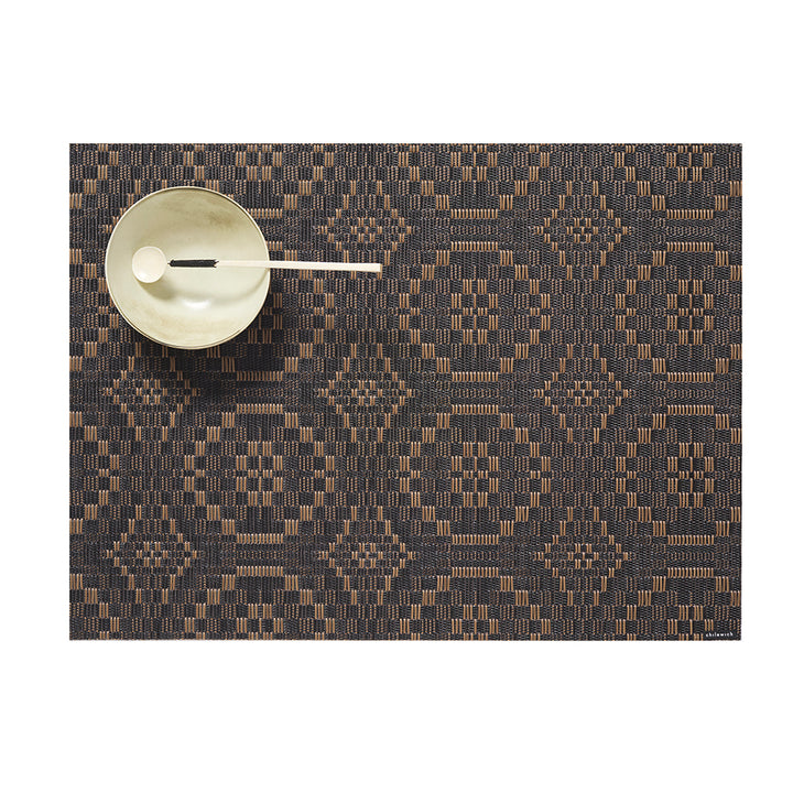 Chilewich Overshot Rectangle Place Mats Set/4 (Tiger Eye)