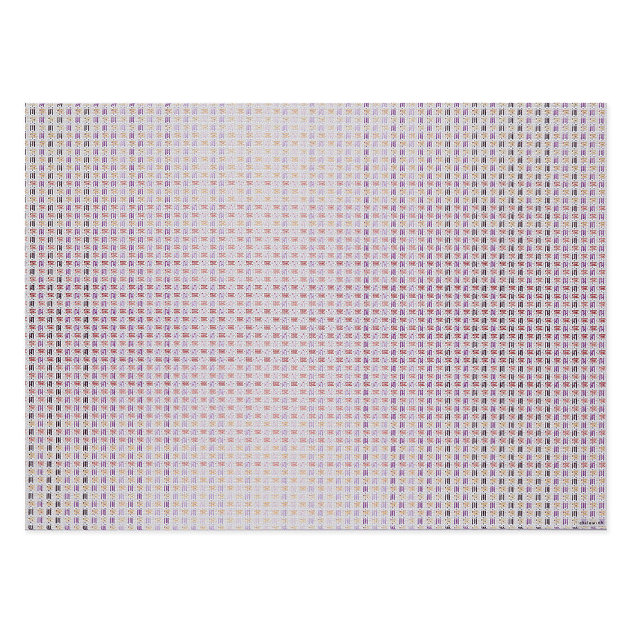 Chilewich Parade Rectangle Place Mats Set/4 (Sorbet)