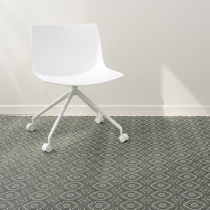Chilewich Overshot Woven Floor Mats (Thyme)