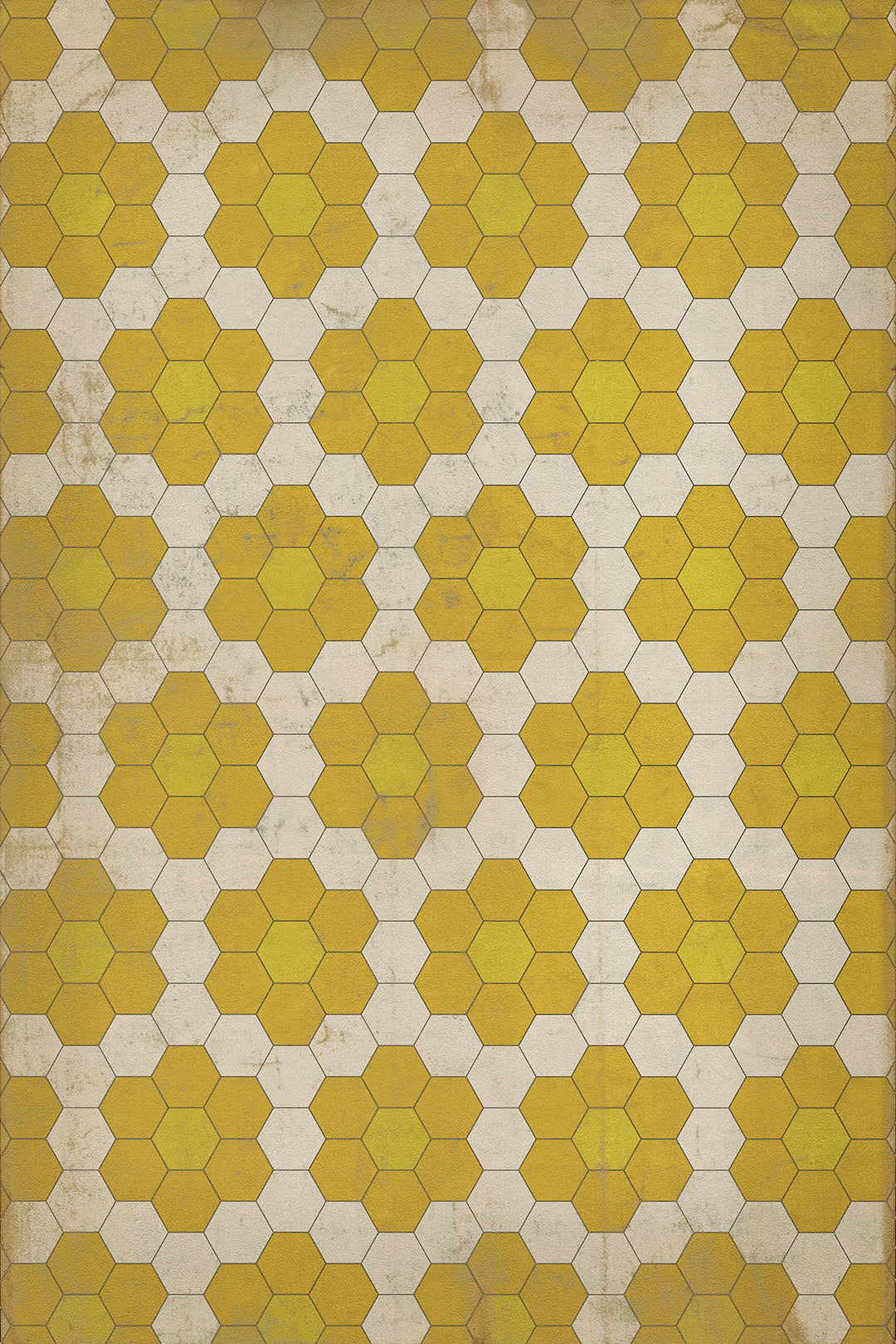 Vintage Vinyl Floorcloth Mats (Pattern 02 The Bee's Knees)