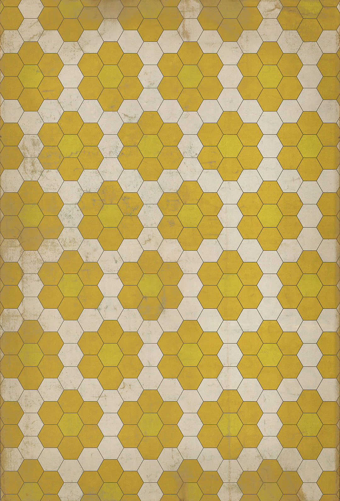 Vintage Vinyl Floorcloth Mats (Pattern 02 The Bee's Knees)