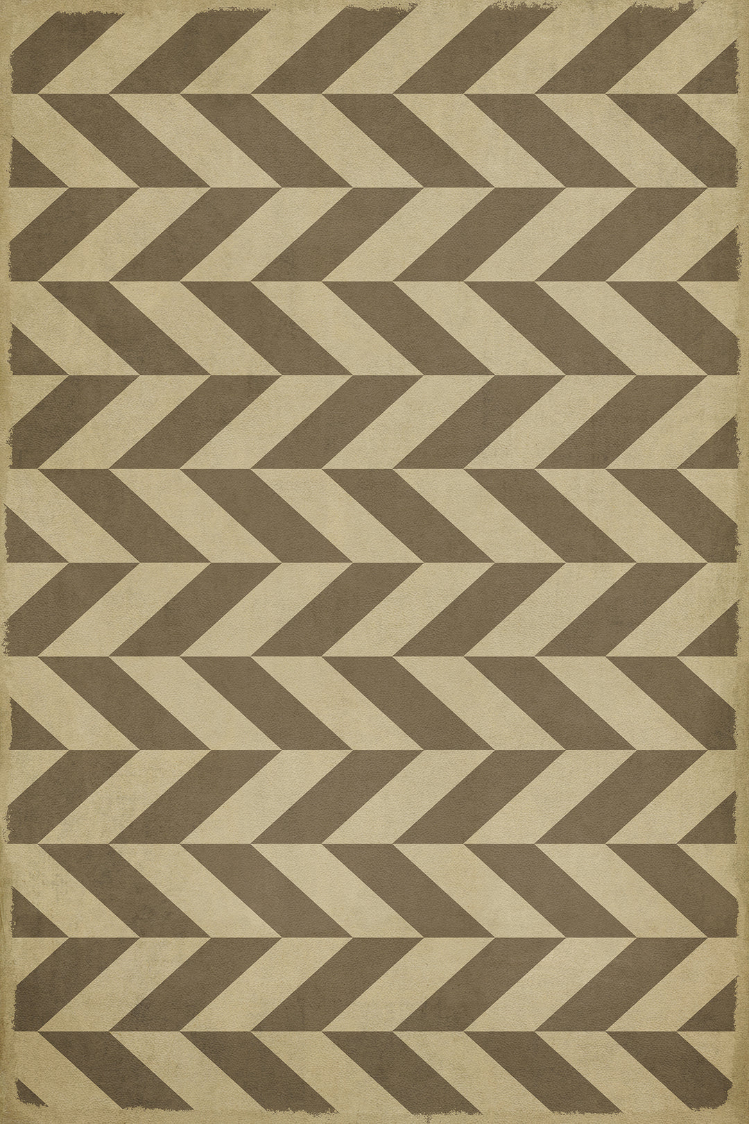 Vintage Vinyl Floorcloth Mat (Classic Pattern 06 Mercurius)