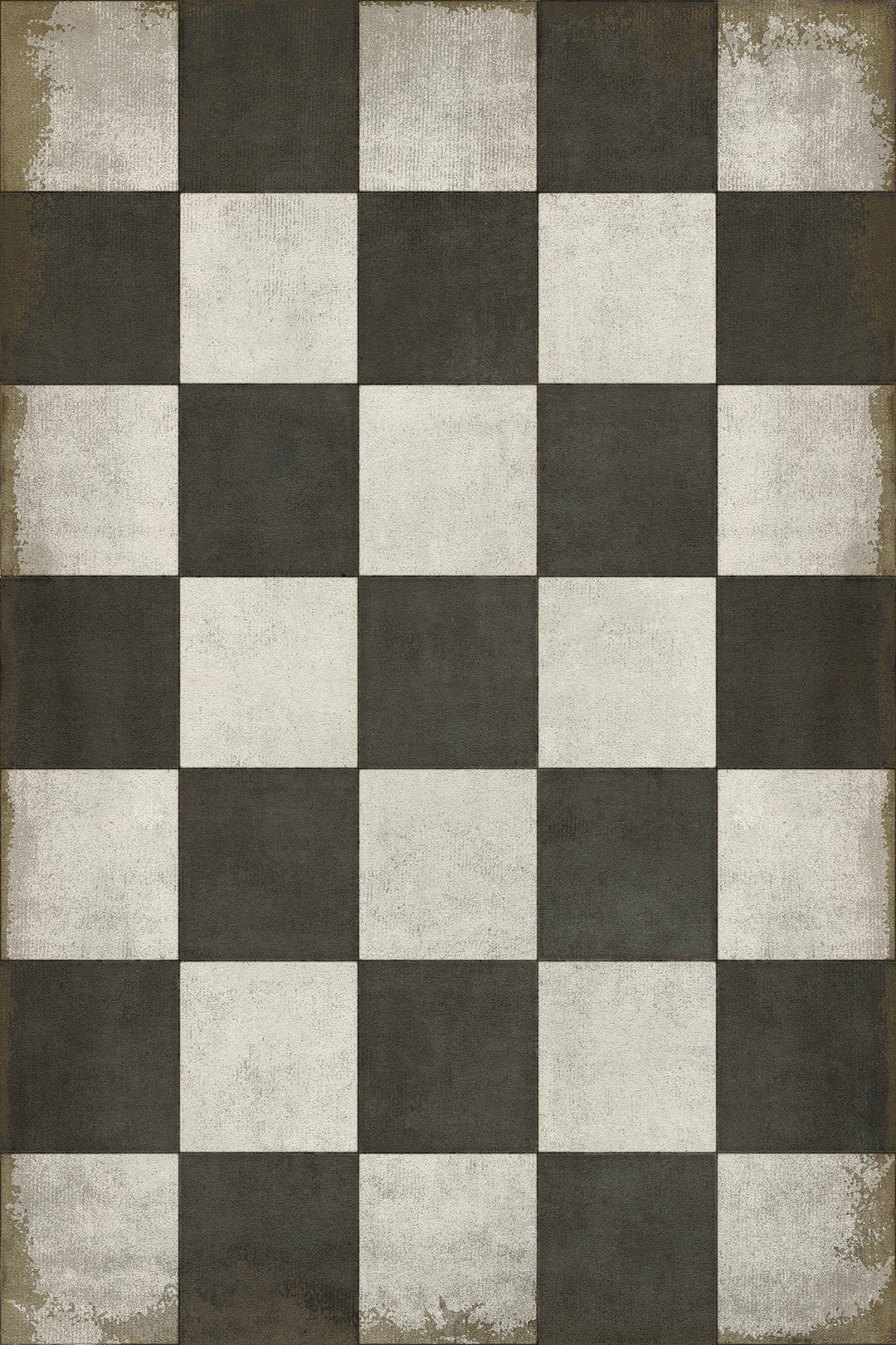 Vintage Vinyl Floorcloths Pattern 07 (Checkered Past)