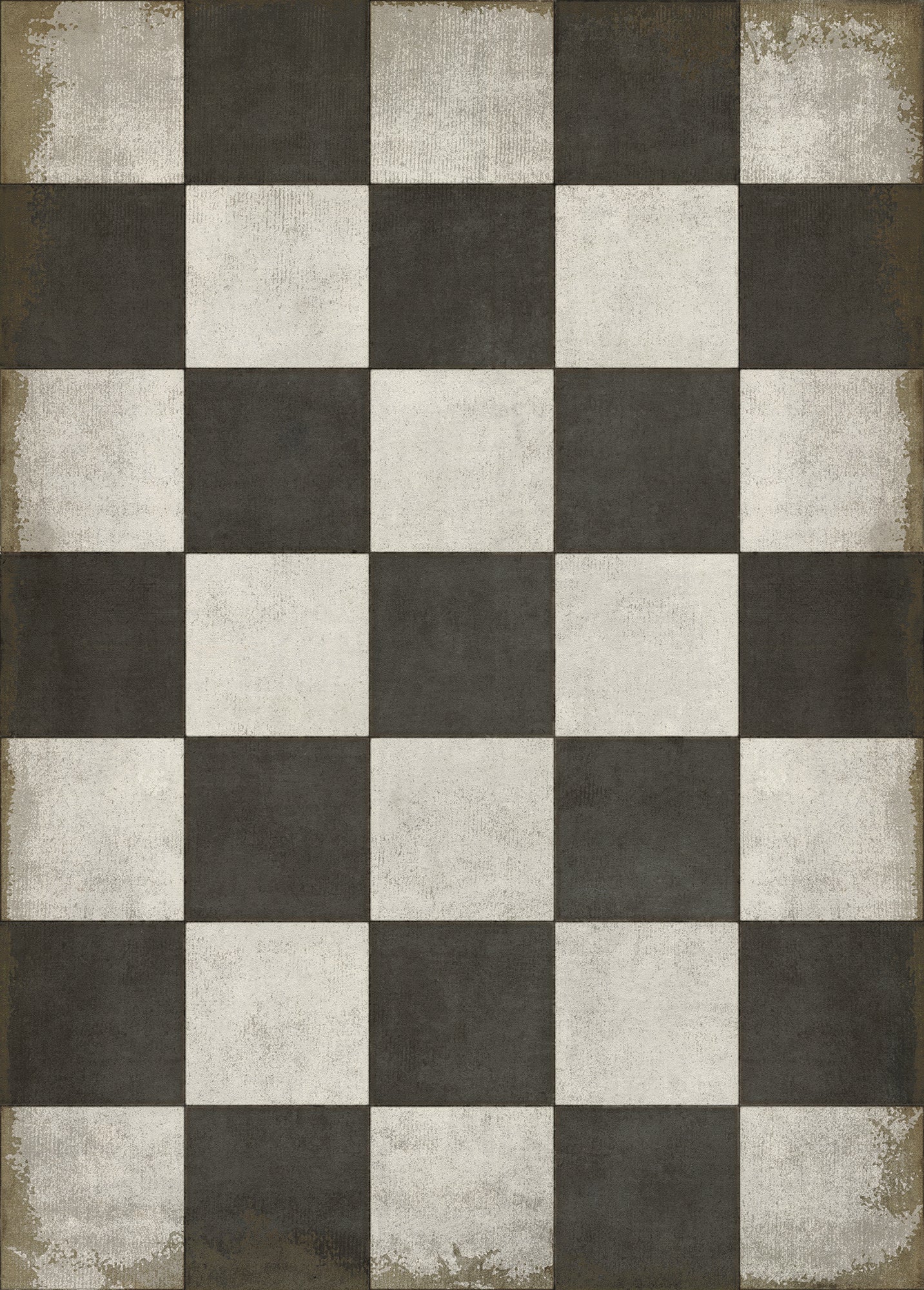 Vintage Vinyl Floorcloths Pattern 07 (Checkered Past