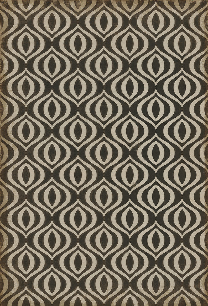 Vintage Vinyl Floorcloth Rug (Classic Pattern 15 Istanbul)