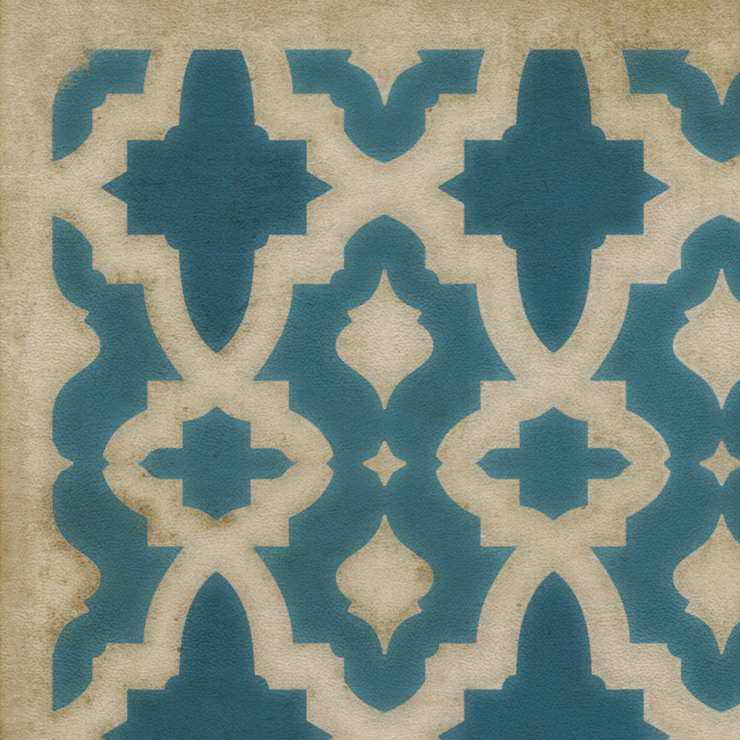 Vintage Vinyl Floorcloths (Pattern 31 The Blue Mosque)