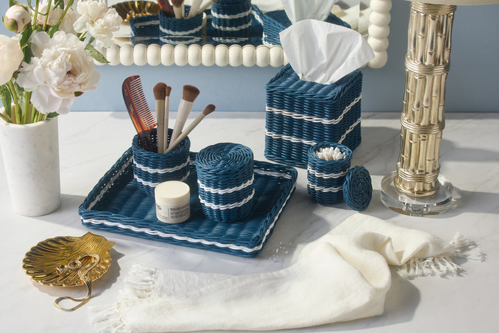 Danville Rattan Bathroom Accessories