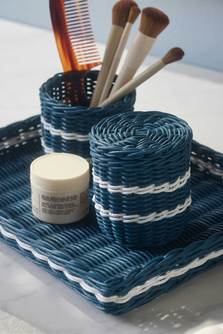 Danville Rattan Bathroom Accessories