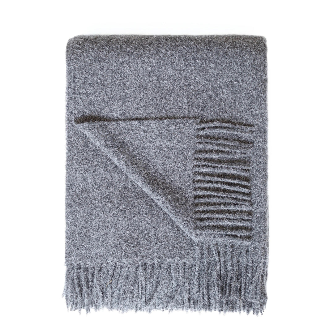 Cork Alpaca Wool Throw (Medium Gay)