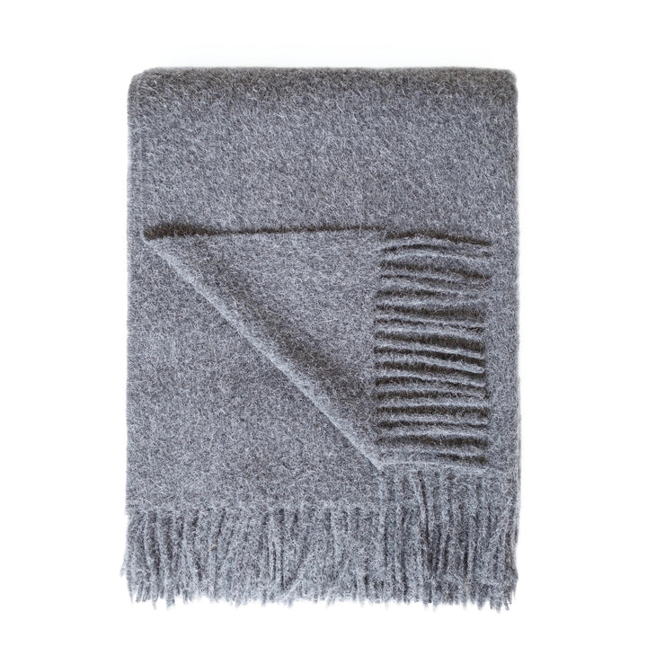 Cork Alpaca Wool Throw (Medium Gay)