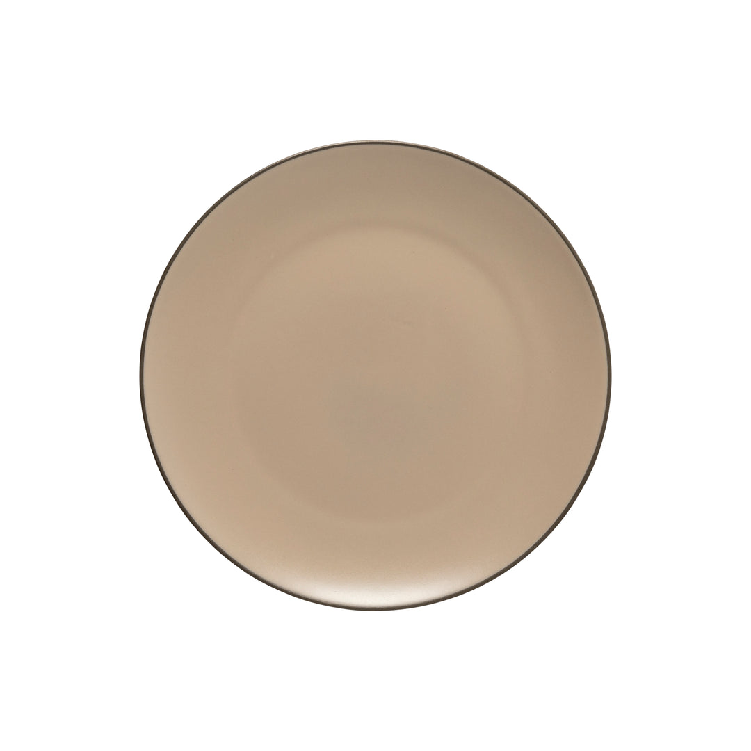 Costa Nova Stacked Organic Fine Stoneware Dinnerware (Cremini Beige)