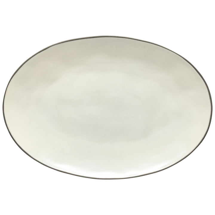 Costa Nova Stacked Organic Fine Stoneware Dinnerware (Salt White)