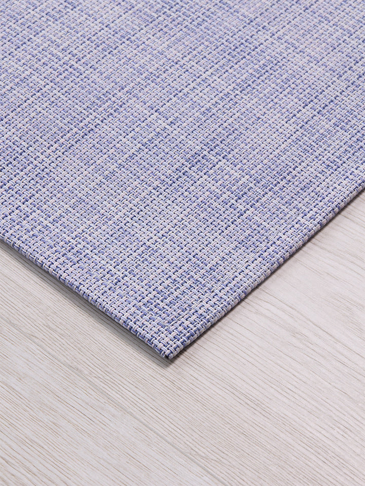 Chilewich Mini Basketweave Woven Floor Mats (Periwinkle)