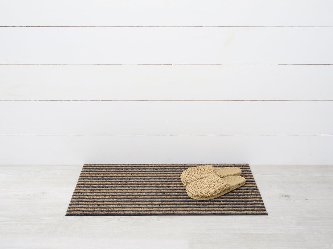 Chilewich Breton Stripe Shag Floor Mats (Coast)