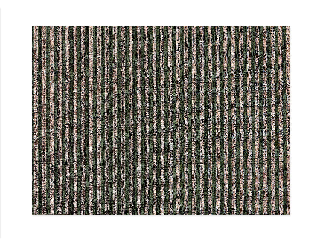 Chilewich Breton Stripe Shag Floor Mats (Malibu)