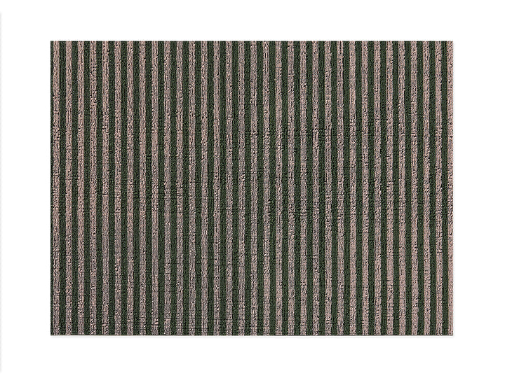 Chilewich Breton Stripe Shag Floor Mats (Malibu)