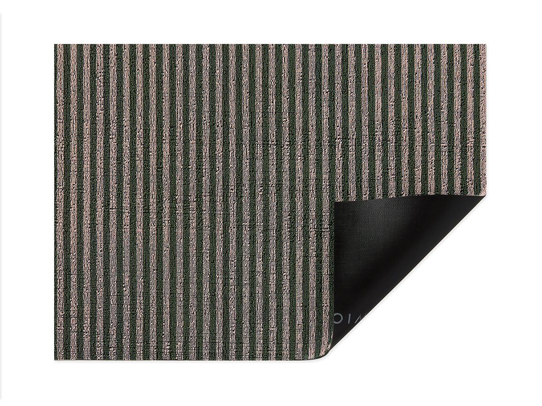 Chilewich Breton Stripe Shag Floor Mats (Malibu)