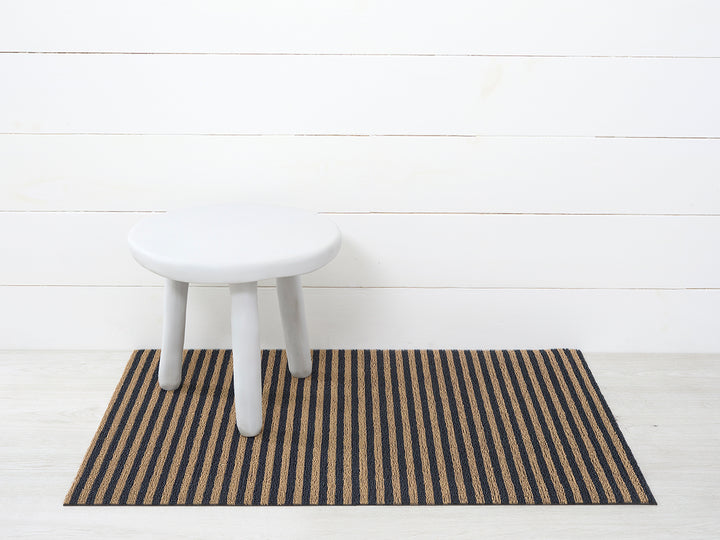 Chilewich Breton Stripe Shag Floor Mats (Coast)