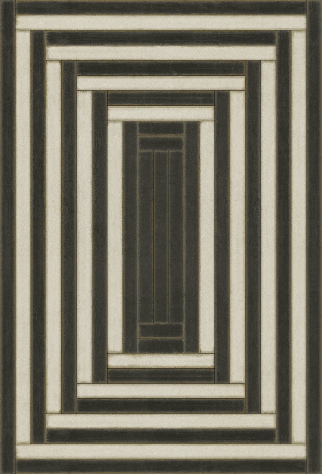 Vintage Vinyl Floorcloth Rug (Pattern 18 The Emperor)
