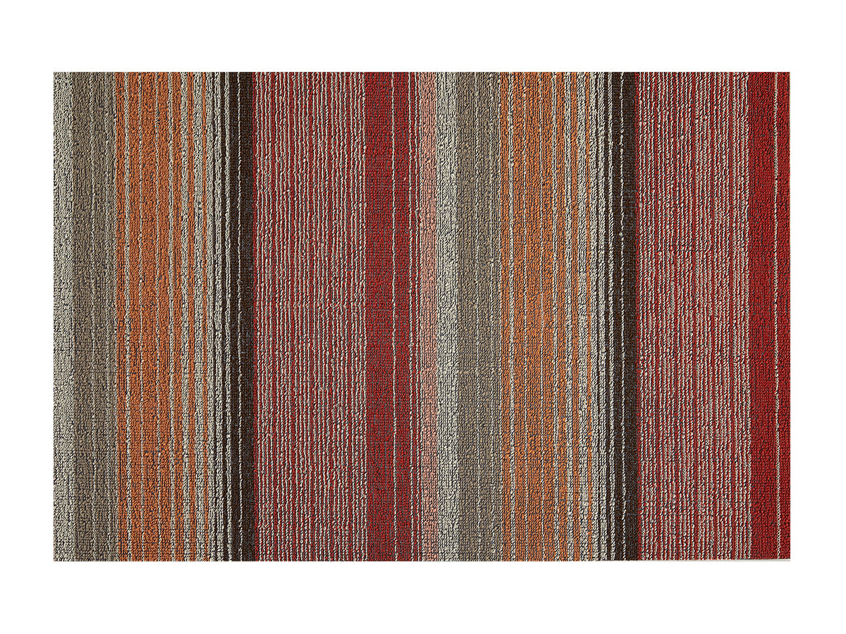 Chilewich Pop Stripe Shag Floor Mat (Paprika) – Hudson & Vine