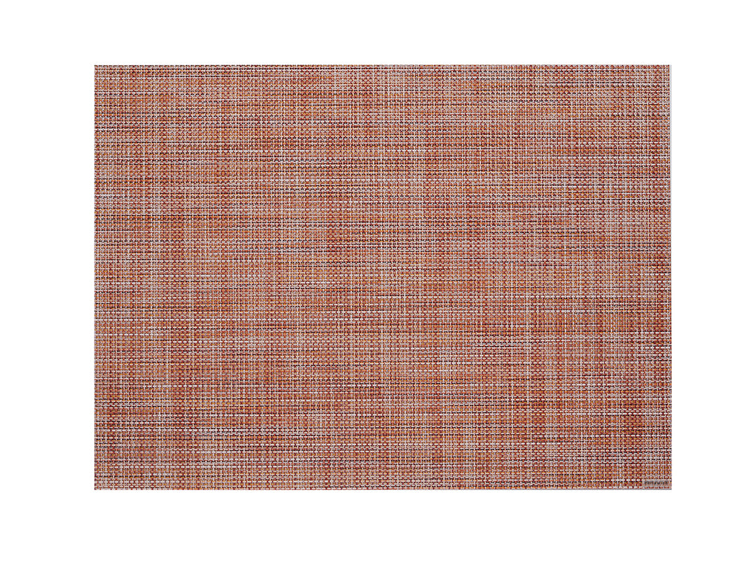 Chilewich Mini Basketweave Rectangle Place Mats Set/4 (Cinnamon)