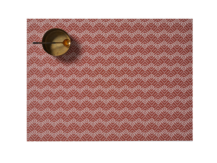 Chilewich Swing Rectangle Place Mats Set/4 (Paprika)