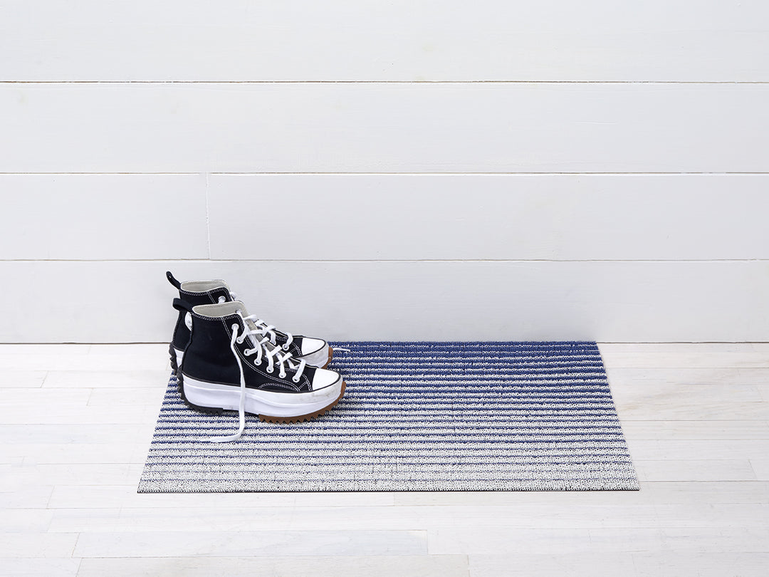 Chilewich Domino Shag Floor Mats (Denim)